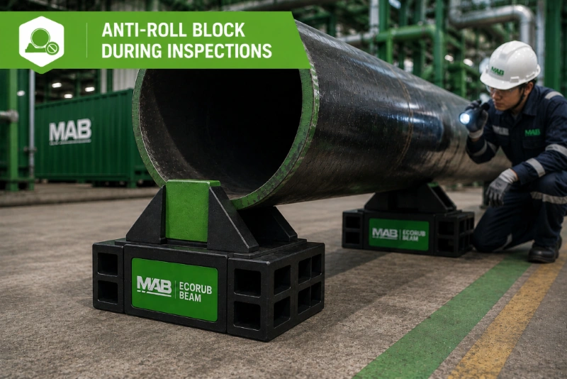 Anti-Roll Block During Inspections