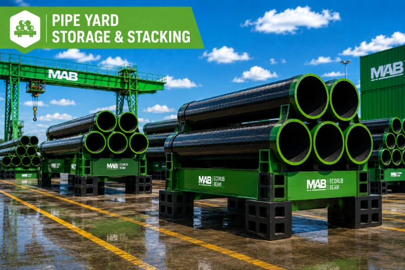 Pipe Yard Storage & Stacking